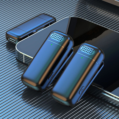 长续航迷你话筒无线领夹式麦克风数显充电仓智能降噪直播录音收音