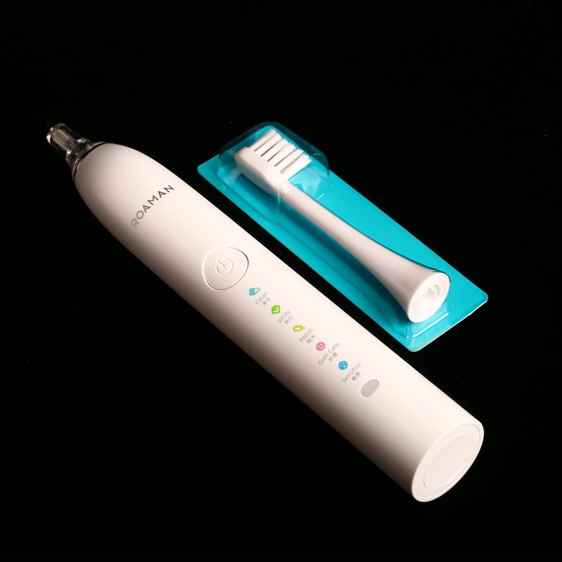 ROAMAN罗曼电动牙刷D30声波智能软毛牙刷成人学生送礼物防水充电