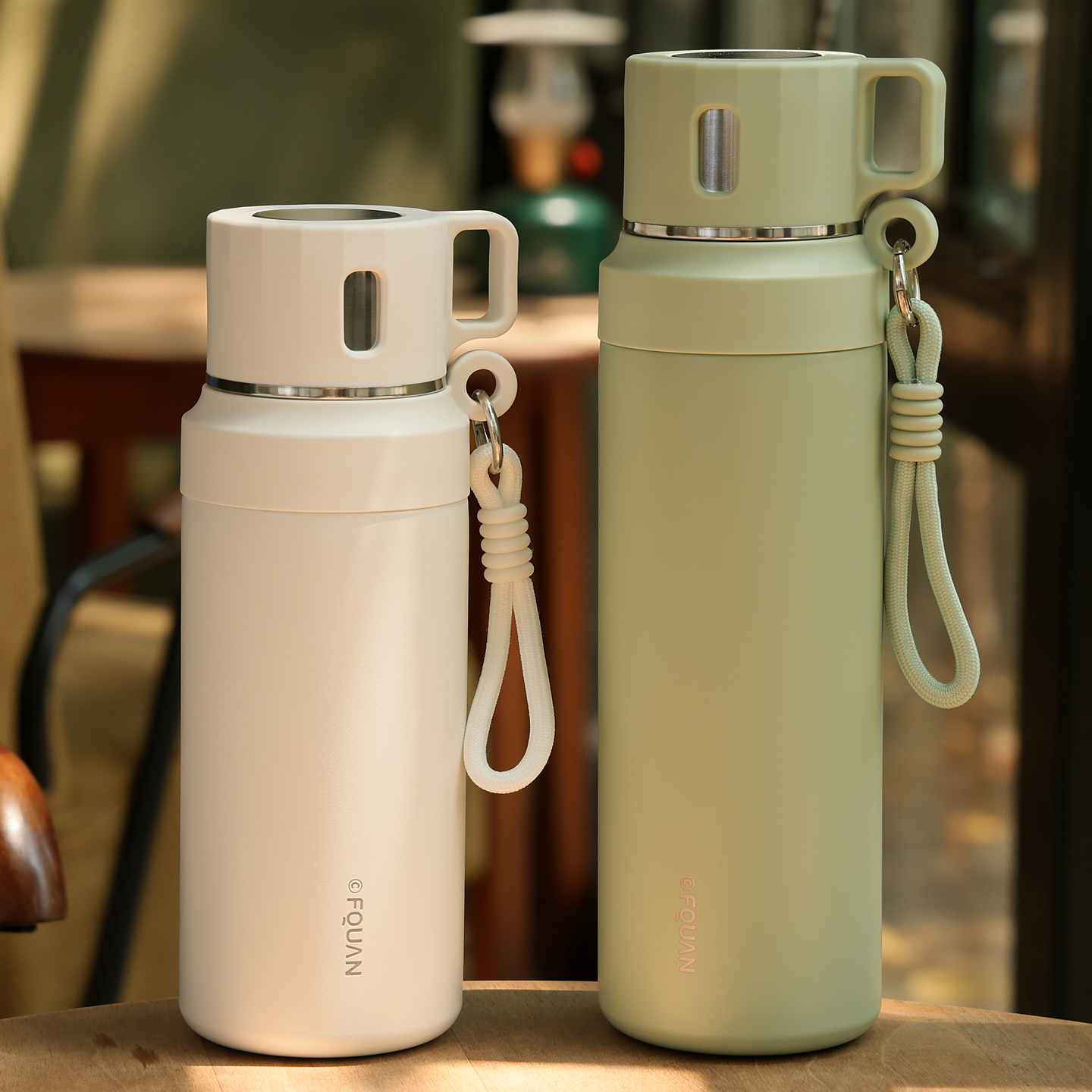 大容量保温杯高颜值真空不锈钢男士泡茶水杯茶水分离带盖户外杯子