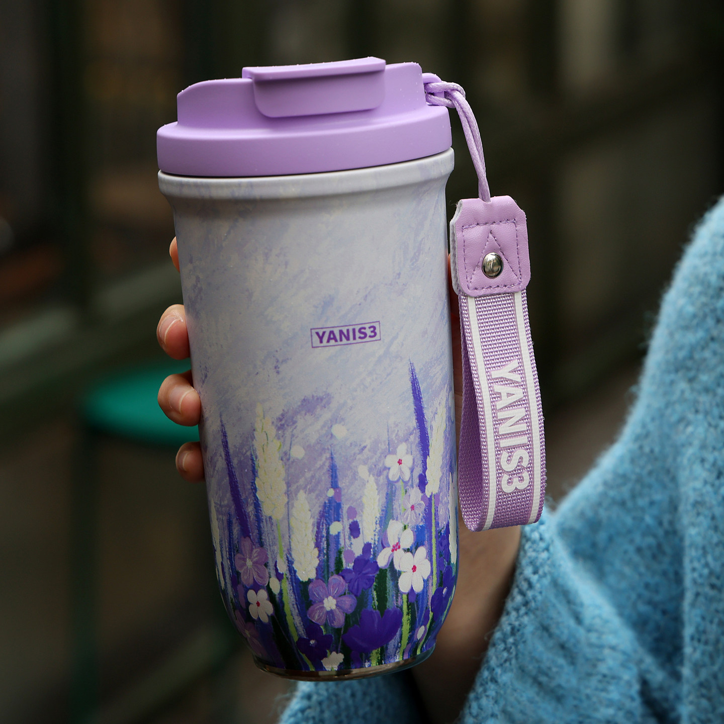 双饮保温杯女士高颜值2025新款不锈钢咖啡杯便携外带高档精致水杯