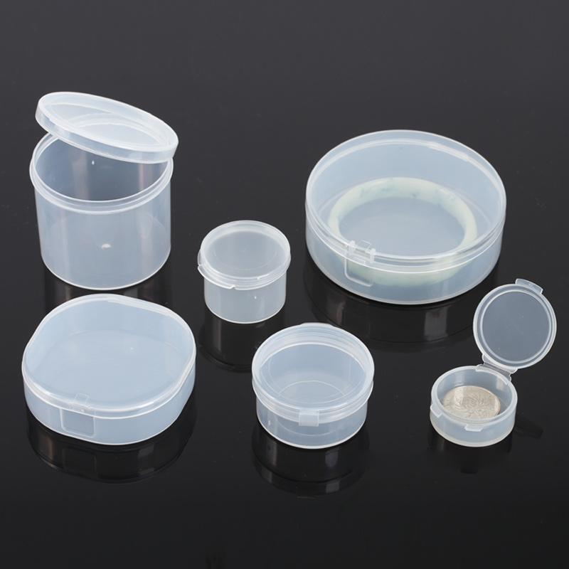 透明储物盒贴钻化妆棉粉扑假睫毛