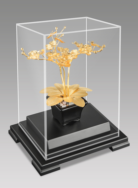 金箔摆件蝴蝶兰家居客厅电视柜酒柜装饰工艺礼品摆饰公司开 业乔