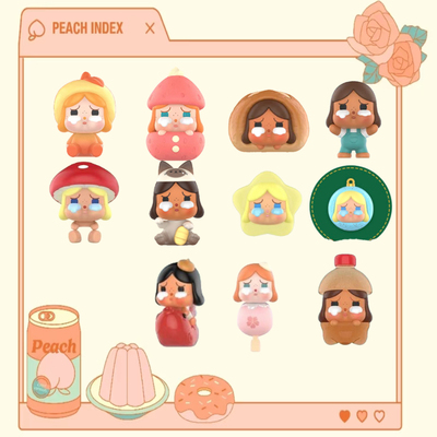 泡泡玛特小萌粒crybaby车载摆件