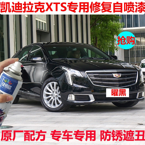 凯迪拉克黑色防锈金属漆划痕修复