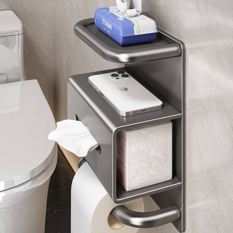 卫生间纸巾盒免打孔厕所置物架壁挂式抽纸厕纸放置盒洗手间卷纸架,收纳整理,纸巾架,淘宝优惠券,粉丝福利购,淘宝优惠卷