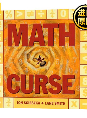 Math Curse 数学魔咒 精装绘本 青少年小学生课外阅读 Jon Scieszka，Lane Smith