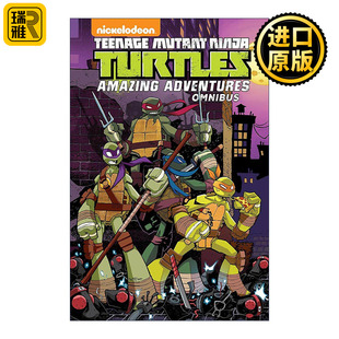 惊奇历险记 英文版 IDW漫画 Adventures 英文原版 Amazing 精选集 Omnibus Teenage Ninja Mutant 收藏版 经典 Turtles 忍者神龟