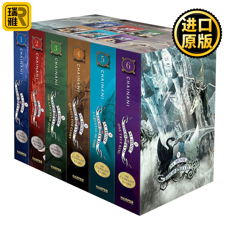 善恶魔法学院1-6套装英文原版