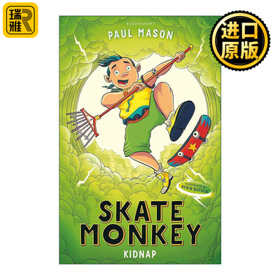 英文原版 Skate Monkey Kidnap 滑板神猴：解救少女 少儿英语学习故事读物 英文版 进口英语原版书籍
