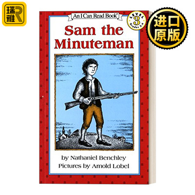 英文原版 Sam the Minuteman汪培珽第四阶段书单 I Can Read 3分级阅读 英文版 进口英语原版书籍