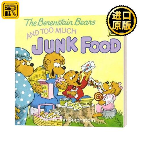 Bbears/Too Much Junk Food 爱吃垃圾食品的贝贝熊 英文原版儿童绘本