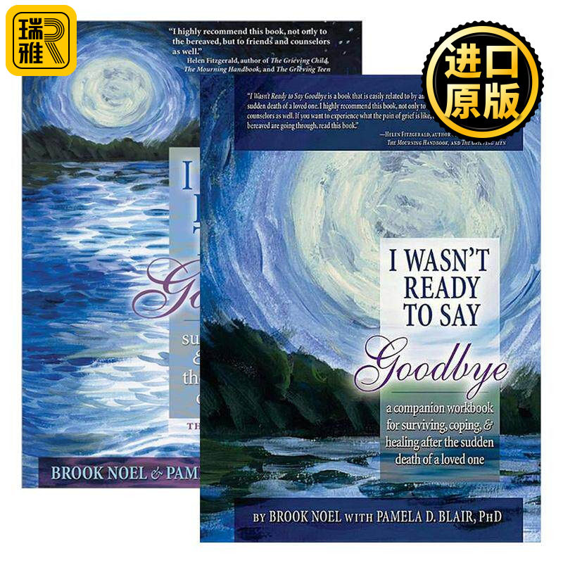 英文原版 I Wasn't Ready to Say Goodbye系列2册 爱人突然去世后的生存 应对和康复 更新版 Brook Noel英文版 进口英语原版书籍