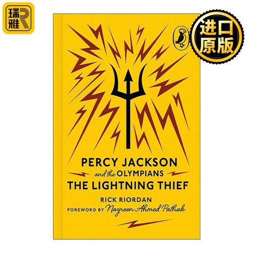 英文原版 Percy Jackson and the Olympians The Lightning Thief 波西·杰克逊与神火之盗 Puffin Classics精装海雀经典85周年