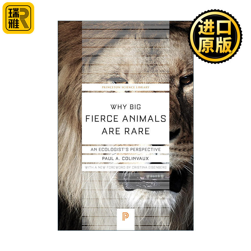 英文原版 Why Big Fierce Animals Are Rare 为什么大型凶猛动物稀有 生态学 环境保护 普林斯顿科学文库 英文版进口英语原版书籍