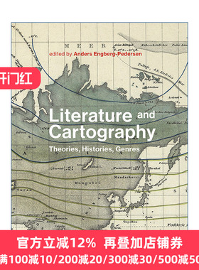 英文原版 Literature and Cartography (The MIT Press) 文学与制图 理论 历史 体裁 地图绘制 文学研究 Anders Engberg-Pedersen