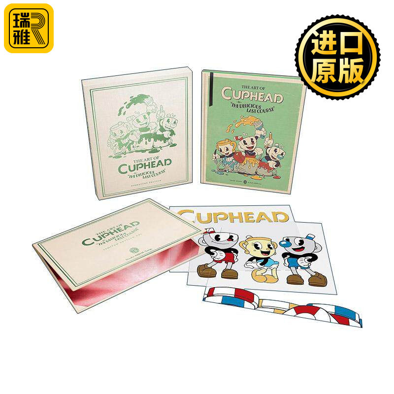 英文原版 The Art of Cuphead The Delicious Last Course 茶杯头 最后一道美味 游戏艺术设定集 豪华精装收藏版 黑马漫画周边画册