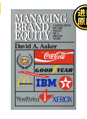 Managing Brand Equity 管理品牌资产 精装 品牌三部曲 管理大师戴维阿克 David A Aaker