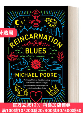 英文版 Reincarnation Blues 转世蓝调 当代奇幻浪漫小说 Michael Poore 英文原版