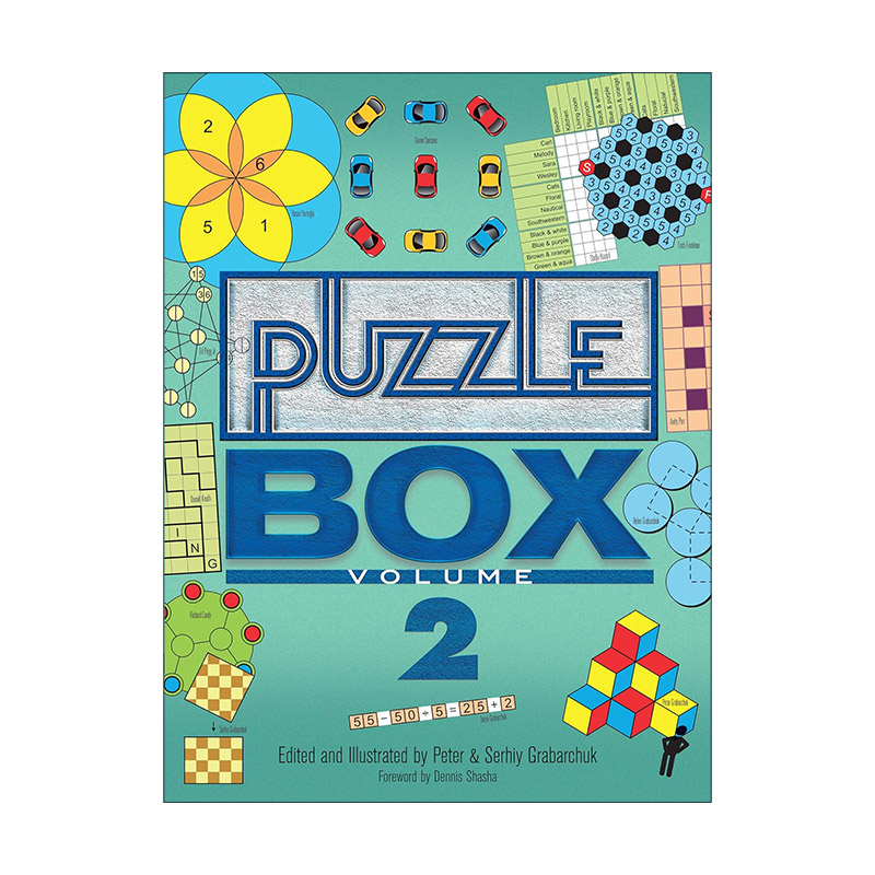 Puzzle Box, Volume 2 数学谜题集 卷二 益智游戏 Peter Grabarchuk