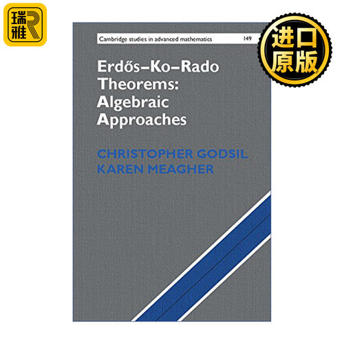 Erdõs–Ko–Rado Theorems: Algebraic Approaches 关于Erdõs–Ko–Rado型定理：代数方法 剑桥高等数学研究系列 精装