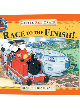 英文原版绘本 Little Red Train's Race to the Finish 红色小火车冲到终点 英文版 Benedict Blathwayt 进口英语原版书籍