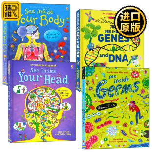 看里面之人体系列4册 Inside Usborne See