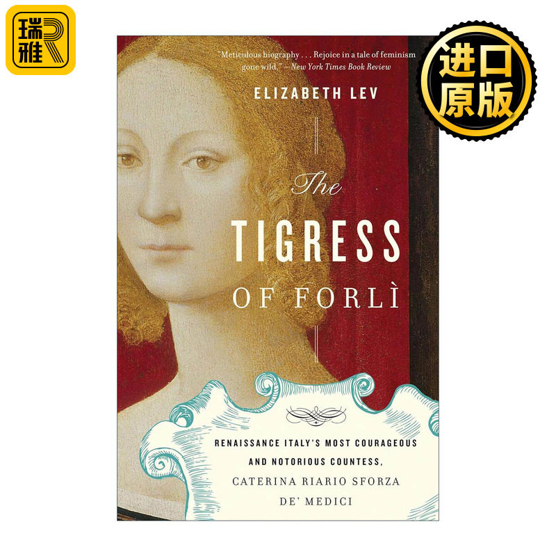 英文原版 The Tigress of Forli 佛利之虎 文艺复兴意大利勇敢且有争议的女伯爵 英文版 进口英语原版书籍