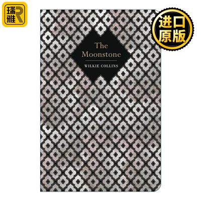 英文原版 The Moonstone 月亮宝石 浮雕封面高颜值装帧设计 精装 Chiltern Classic 威尔基·柯林斯 英文版 进口英语原版书籍