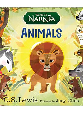 英文原版 World of Narnia Animals 纳尼亚的世界之动物 纸板书 英文版 进口英语原版书籍