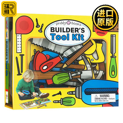 小小角色扮演家 Let's Pretend Builders Tool Kit 英文原版 Roger Priddy Books 全英文版 Roger Priddy 进口原版英语书籍