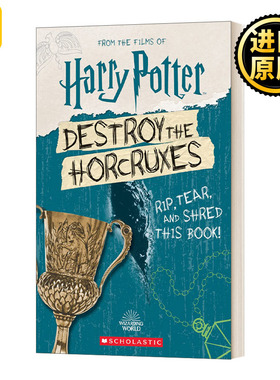 哈利波特活动书 摧毁魂器 英文原版 Harry Potter Destroy the Horcruxes 精装 Terrance Crawford 全正版英语原著小说全套书籍