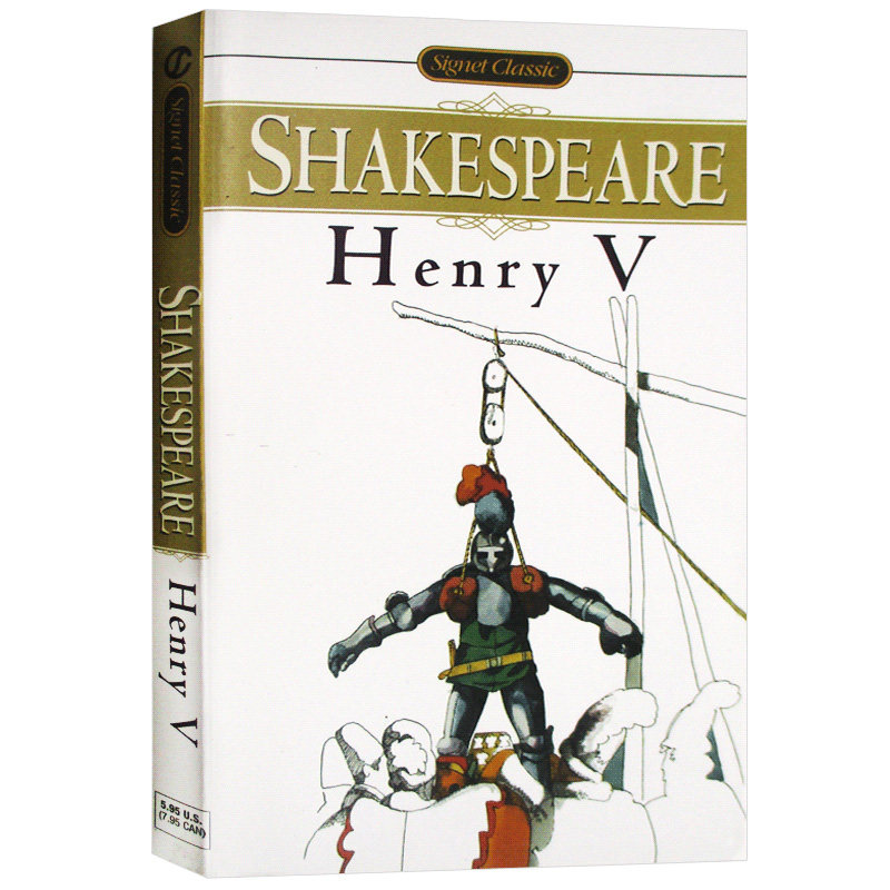 Henry V 亨利五世 英文原版 William Shakespeare 威廉莎士比亚 英国历史经典戏剧 BBC空王冠系列 李尔王哈姆雷特作者进口英语书籍