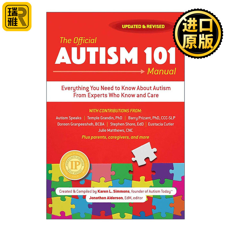 英文原版 The Official Autism 101 Manual 自闭症入门手册 第3版 独立出版人奖年度医学奖 英文版 进口英语原版书籍