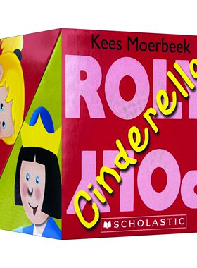 英文原版 Roly Poly Pop-Up Cinderella 神奇方块翻转书之灰姑娘 英文版 进口英语原版书籍