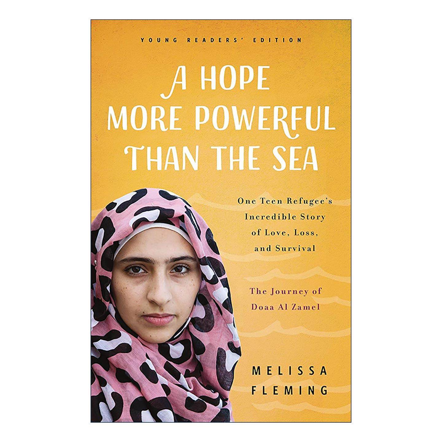 英文原版 A Hope More Powerful Than the Sea 海的那一边 叙利亚女孩Doaa的逃亡之旅 青少年版 英文版 进口英语原版书籍