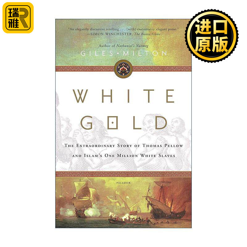 英文原版 White Gold 白色黄金 托马斯·佩洛的非凡经历和北非百万白人奴隶 英文版 进口英语原版书籍