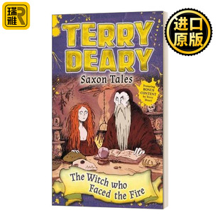 Witch Who Terry Tales Deary儿童小说 Fire The the Saxon Faced
