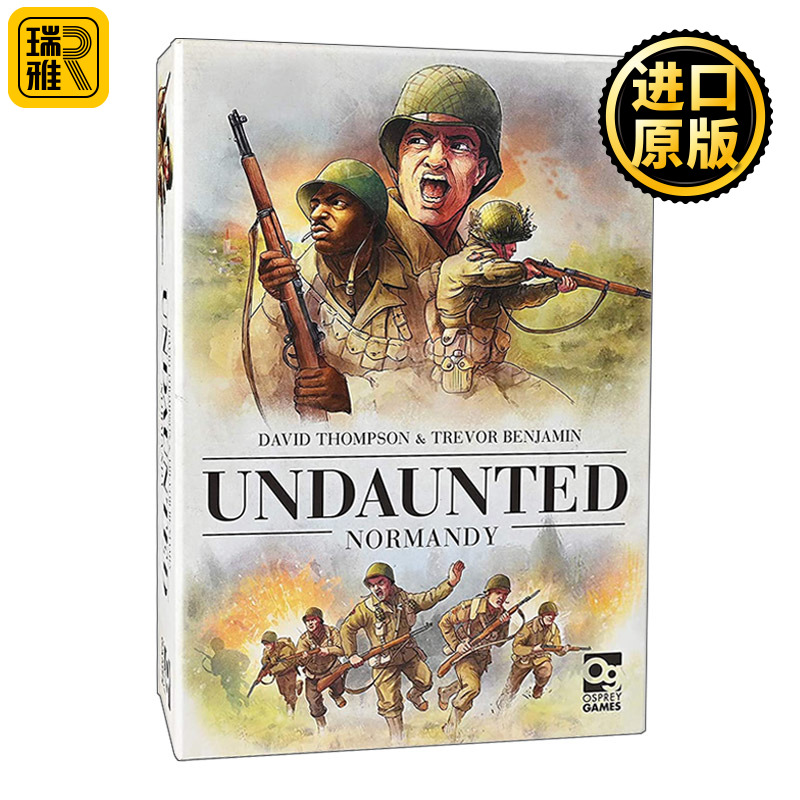无畏 诺曼底 双人战争卡牌游戏 英文原版 Undaunted Normandy 战棋 英文版 David Thompson 战争之匣游戏设计师 进口英语原版书籍