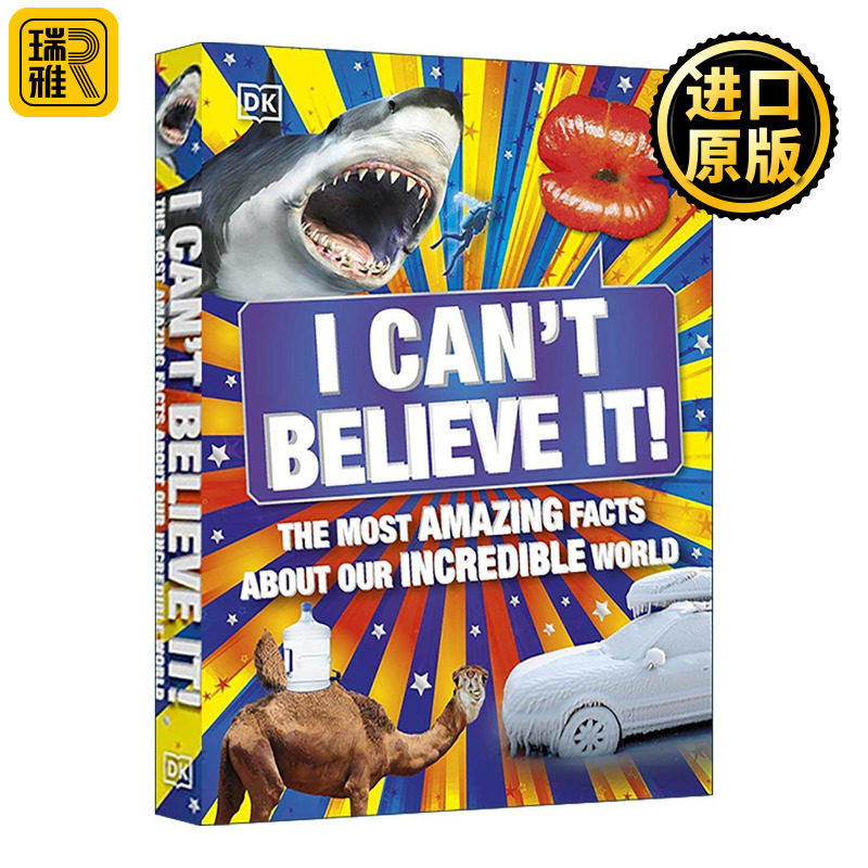 英文原版 I Can't Believe It 难以置信 世上让人惊叹的事实 DK儿童科普百科读物 英文版 进口英语原版书籍