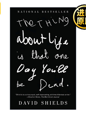 The Thing About Life Is That One Day You'll Be Dead 英文原版