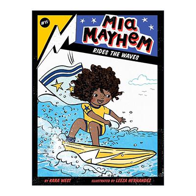 英文原版 Mia Mayhem Rides the Waves 超级英雄米娅卷11 英文版 进口英语原版书籍