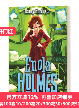 福尔摩斯小姐5 英文原版 Enola Holmes 5 The Case of the Cryptic Crinoline 英版 英文版 Nancy Springer 进口英语原版书籍