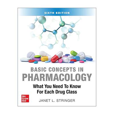 英文原版 Basic Concepts in Pharmacology 药理学基本概念 第6版 英文版 进口英语原版书籍