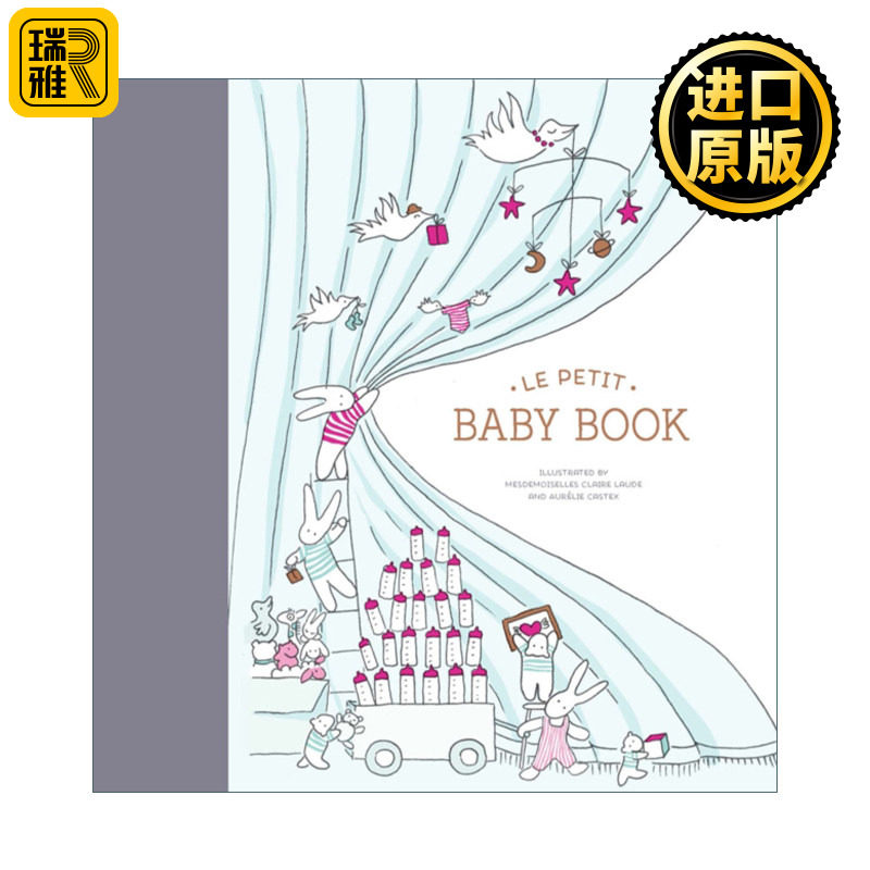 Le Petit Baby Book 婴儿日志书   可记录从怀孕到婴儿第一年的里程碑和特殊记忆 英文原版