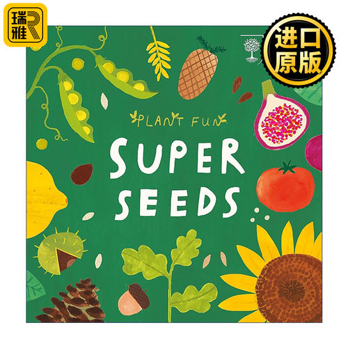 英文原版 Plant Fun Super Seeds 植物趣闻 超级种子 与RHS合作的儿童植物科普绘本 英文版 进口英语原版书籍