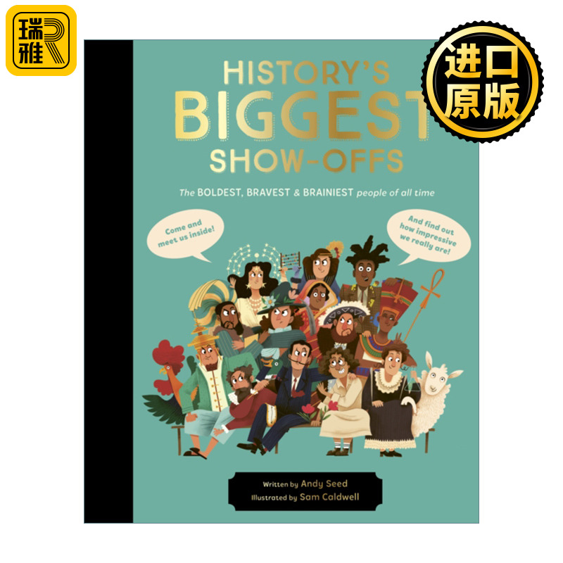 英文原版 History's BIGGEST Show-offs炫耀之书大胆、勇敢、聪明的历史人物