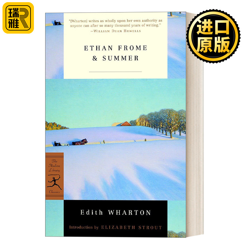 英文原版 Ethan Frome and Summer Modern Library Classics 伊登·弗洛姆 夏天 Edith Wharton伊迪丝·华顿 兰登书屋现代图书馆