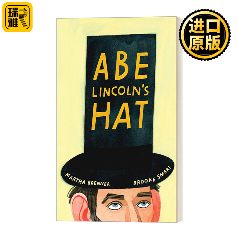 Abe Lincoln's Hat 林肯总统的帽子 人物传记 儿童精装绘本 Martha Brenner 英文原版