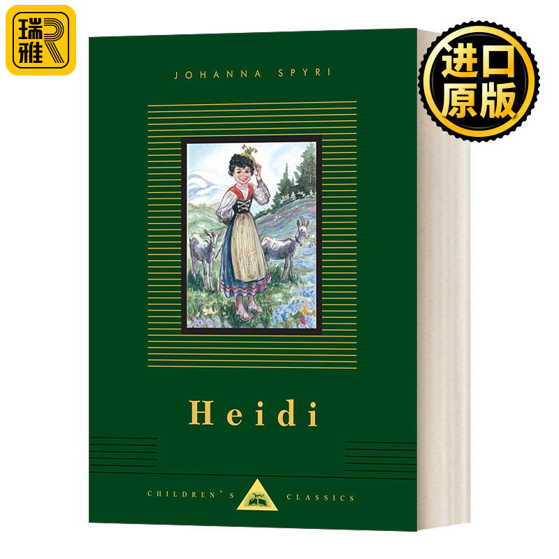 英文原版 Heidi 海蒂 阿尔卑斯山的少女 企鹅人人图书馆儿童经典系列 精装 小海蒂和爷爷 电影原著 JOHANNA SPYRI正版进口英语书籍