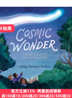 英文原版 Cosmic Wonder Halley's Comet and Humankind 宇宙奇观 哈雷彗星与人类 儿童天文科普百科绘本精装 进口英语原版书籍